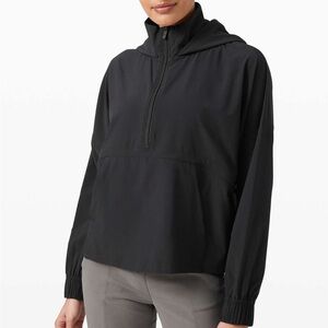 Lululemon All Day Breeze Pullover Hoodie Black Size 4